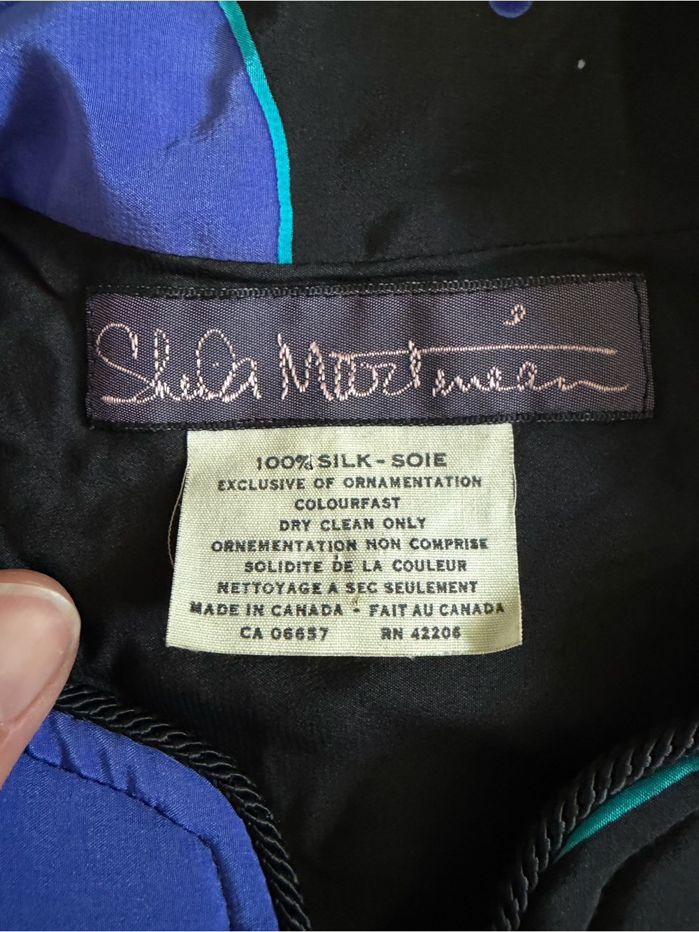 Vintage Sheila Martineau 100% Silk Jacket | Made in Canada | Wearable Art - Picture 2 of 12